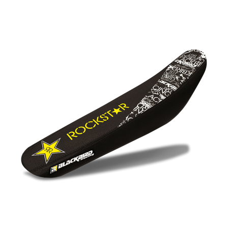 Funda de Asiento Blackbird Rockstar Energy Naranja-Negro-Blanco - Gas Gas MC 250F 2021-2023