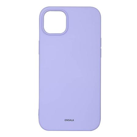Onsala iPhone 14 Plus Mobilskal Silikon - Lila
