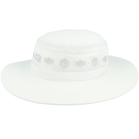 Outdoor Research - Womens Solar Roll White Rice Embroider Sun Hat Sunhat White Hat - @ Hatstore