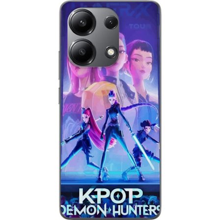 Kompatibelt Mobilskal till Xiaomi Xiaomi Redmi Note 13 4G Trendiga KPop Demon Hunters docka figur