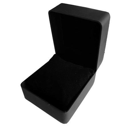 Urboks i svart PU-lær, enkel og elegant med klar tekstur, urboksorganisator for menn
