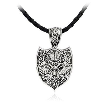 Norse Wolf Vikings Necklace Halsband
