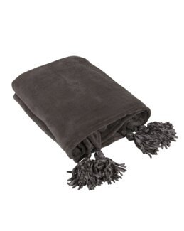 Fleecepläd Noah Antracit - Fondaco