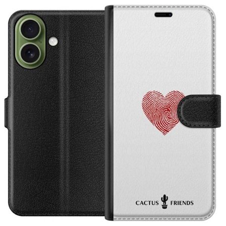 Yhteensopiva Lompakkokotelo Apple Apple iPhone 17 Cactus and Friends - Fingerprint Love