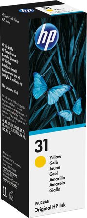 HP 31 70 ml gul originalbläckflaska, 191628349500