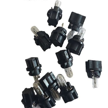 25 st DC 12V 1.2W Ljusgul T5 Instrumentbrädelampa för bilinteriör [db]