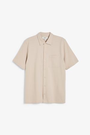 Kappahl | Tennisskjorte i trikot | Lys beige