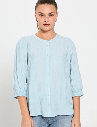 FREE/QUENT Shirt - Blue - L