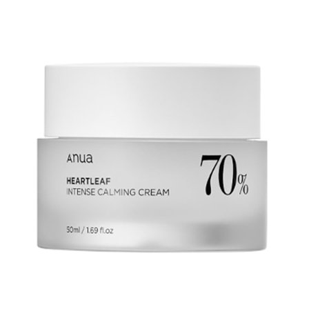 ANUA HEARTLEAF 70% INTENSE CALMING CREAM 50ml - Intensivt lugnande ansiktskräm