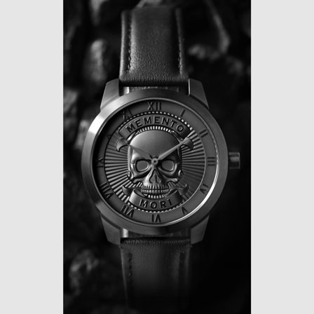 Memento Mori | Hodeskalle Klokke for menn - Armbåndsur