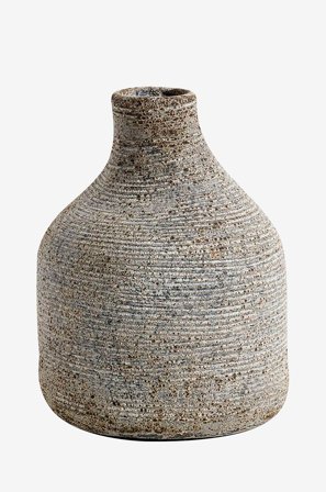Muubs - Maljakko Stain 18 cm - Harmaa - Taulut - - Homeroom