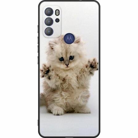 Motorola Moto G60s Svart Skal Katt