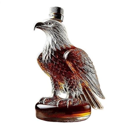 350 ml Whiskey Karaffel Skaldet Ørn Form Vinflaske Styrke Symbol Karaffel Ørn Spiritus Flaske Frihedsgave