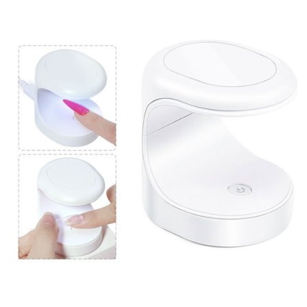 Mini UV-nagellampa Gel American Nail Dryer Professionell UV LED-nagellampa USB Bärbar för Semi Permanent Varnish Nail Salon Nail Machine, Nail Art 