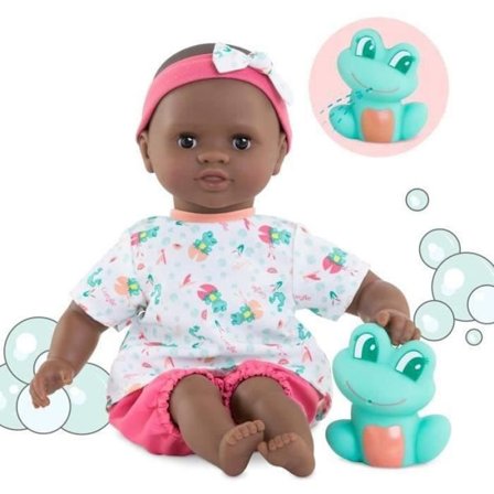 Corolle - Ensimmäinen vauvanukkeni - Alyzée Frog Bath Baby - 30 cm - 18 kuukauden iästä alkaen
