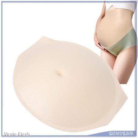 Falsk gravidmage, sømløs falsk mage, stor lett mage av [CO]