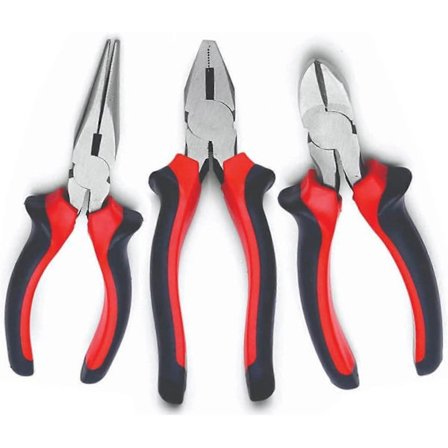 Tångset 3 delar Sidavbitare Set Spetstång Trådavbitare Gripar Verktyg 15cm