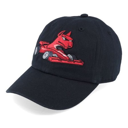 Kiddo Cap - Svart unconstructed Keps - Kids Dog Formula 1 Black Toddler Dad Cap @ Hatstore