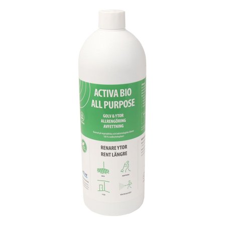 ACTIVA Allrengöring BIO All Purpose 1L - Lyreco - Städ och hygien - Rengöringsmedel - Allrent