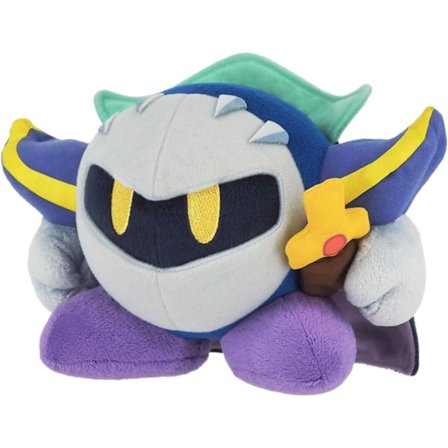 KP03 Kirby Adventure Series All Star Collection Meta Knight 5,5" Plys, Sølv, 5,5 Tommer