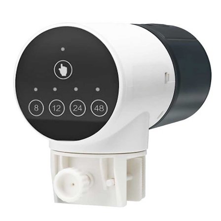 Automatisk Djurfoderautomat Batteridriven Knappkontroll Matning