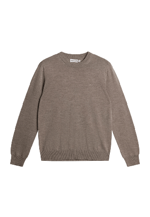 J.Lindeberg Keane Merino Crew Neck Tröjor Herr Brun S