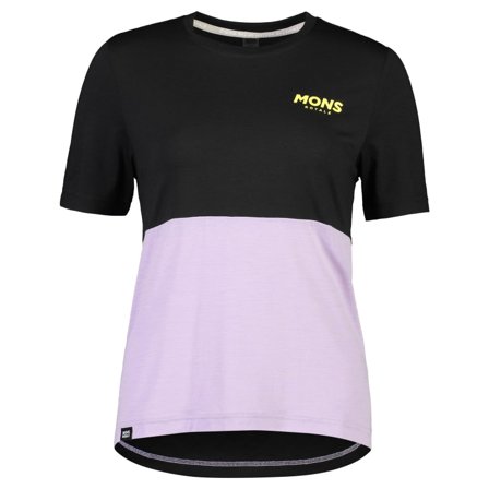 Mons Royale Women's Tarn Freeride Tee Women Short sleeved fitness sweater Black XS