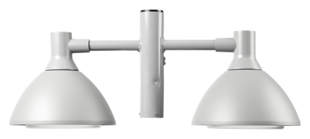 Westal Ark Mini Dubbel Stolpearmatur 20 W, 1250 lm Sølv/aluminium, Belysning