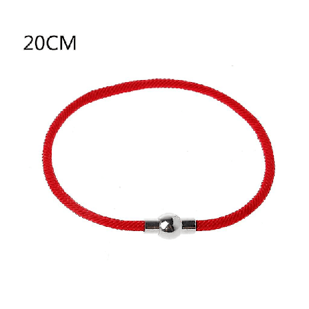 Røde og Sorte Flettede Snorearmbånd Kabbalah Armbånd Smykker Gave Til Venner