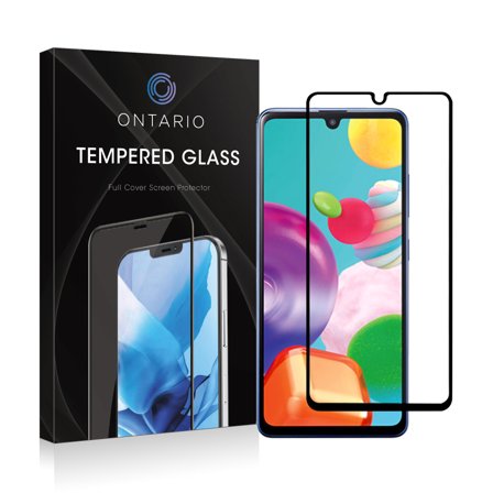 Ontario skjermbeskytter Samsung Galaxy A41 Svart, herdet glass