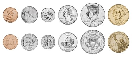 USA - Komplet møntsæt - 6 mønter
