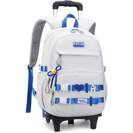 IC Rullerygsæk til Piger Rullerygsæk til Drenge Trolley Skoletasker Børn Bagage Rullerygsæk med Hjul