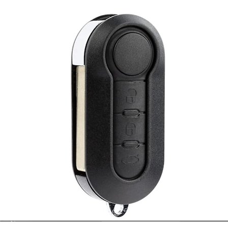 Nyckelskal 3 knappar kompatibel med Fiat Grande Punto, Evo, Panda, Bravo, Stilo, 500 L och Lancia Y, Delta Musa bilmodeller