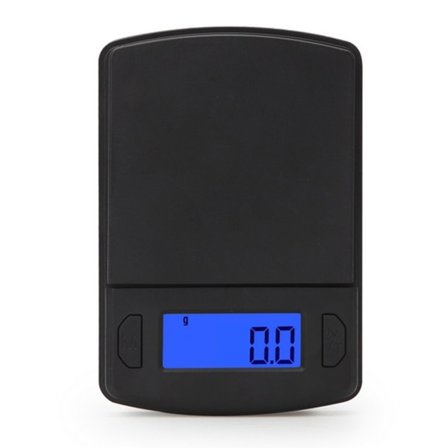 Digital Fickvåg 500g x 0.1g Elektronisk Vågskala Mini Smyckesvåg LCD-Skärm Guld Diamantvåg