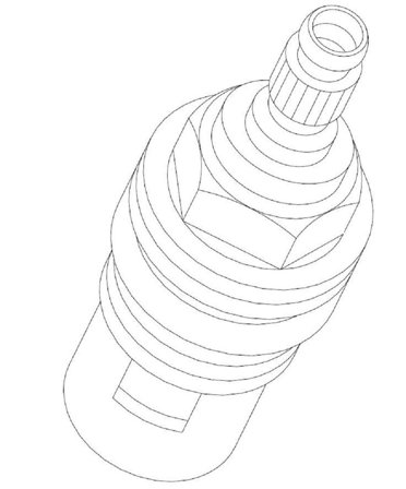 Damixa 1329700 Keramikinsats 16/62, kallvatten, Badrum