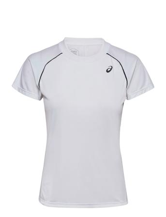 Court W Piping Ss T-shirt Top Hvid Asics