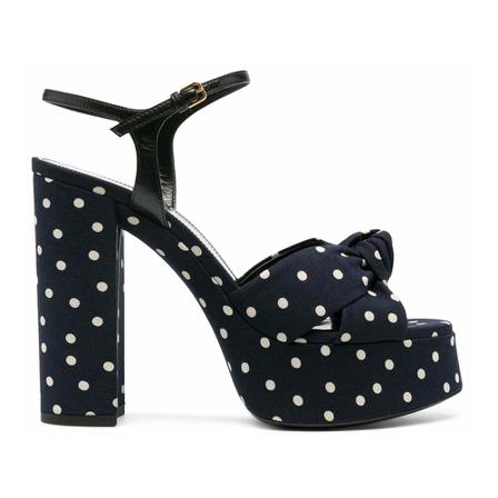 Saint Laurent High Heel Sandalen , Blauw , Dames , Maat: 39 EU