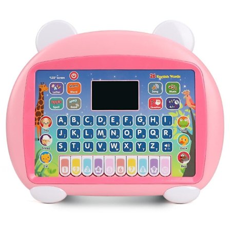 Tablet til Børn Engelsk Lærings Pad Med LED Skærm 8 Tilstande Tidlig Udvikling Interaktiv Elektronisk Legetøj Til Drenge Og Piger