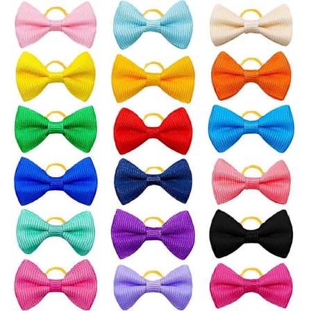 50 st Hundfrisyrer Hårband Hundhårband Valp Fluga Husdjur Hårband Ornament för Fest