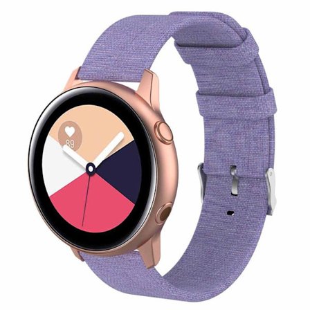 Samsung Galaxy Watch Active klockarmband med metallspänne - Lila