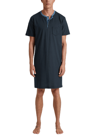 Calida Night shirt Relax Essentials Pyjamas Herr Blå M