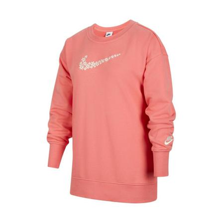 Nike, G NSW FT BF Crew Sweatshirt Roze, Dames, Maat:S