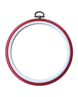 Flexirahmen rund rot Rot