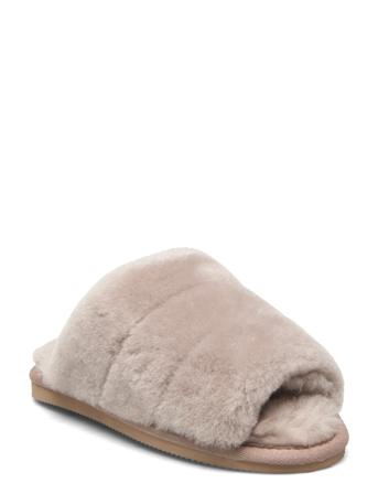 Lukka Slippers Tøfler Beige Mjúka