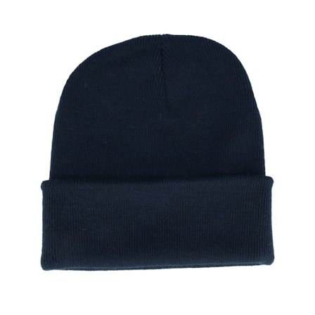 Beechfield - Blau Cuff Mütze - Kids French Navy Junior Cuff @ Hatstore