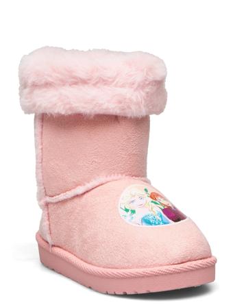 Frozen Snowboot Vinterstøvletter Rosa Frost*Betinget Tilbud