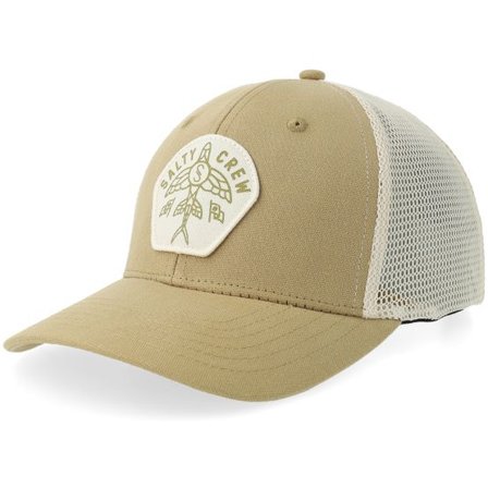 Salty Crew - Beige trucker Keps - Flyer Ops Khaki Trucker @ Hatstore