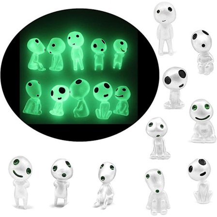 2024 Nye 10 stk. Fehavefigur Til Haven, Fehavefigur Gløder I Mørket Træalfer Have Dekoration