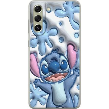 Samsung Galaxy S21 FE 5G Genomskinligt Skal Bubbliga Stitch