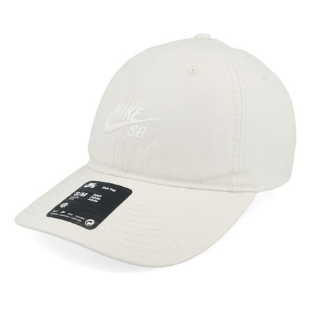 Nike - Beige unconstructed Cap - Nk Club Cap U Fb Sb S24 L Bone/White Dad Cap @ Hatstore